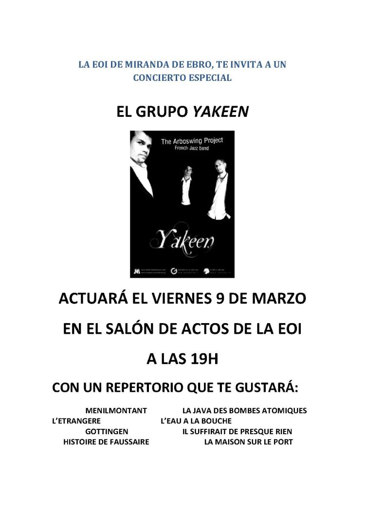 Cartel jazz frances