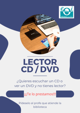 PRESTAMO DE LECTOR DE CD/DVD 