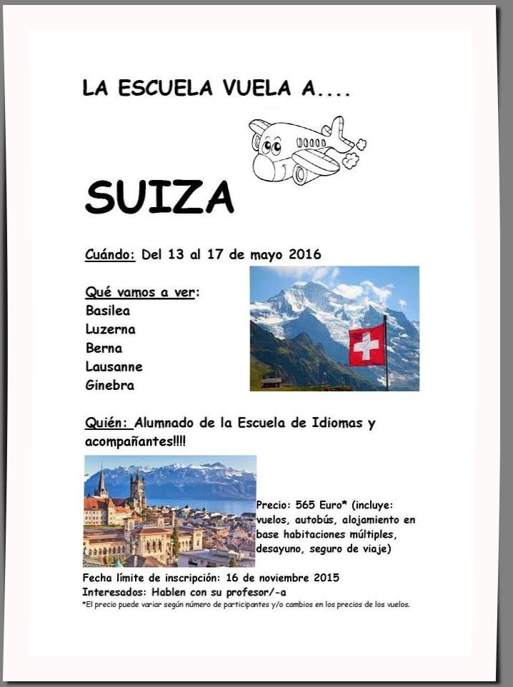 viaje a Suiza