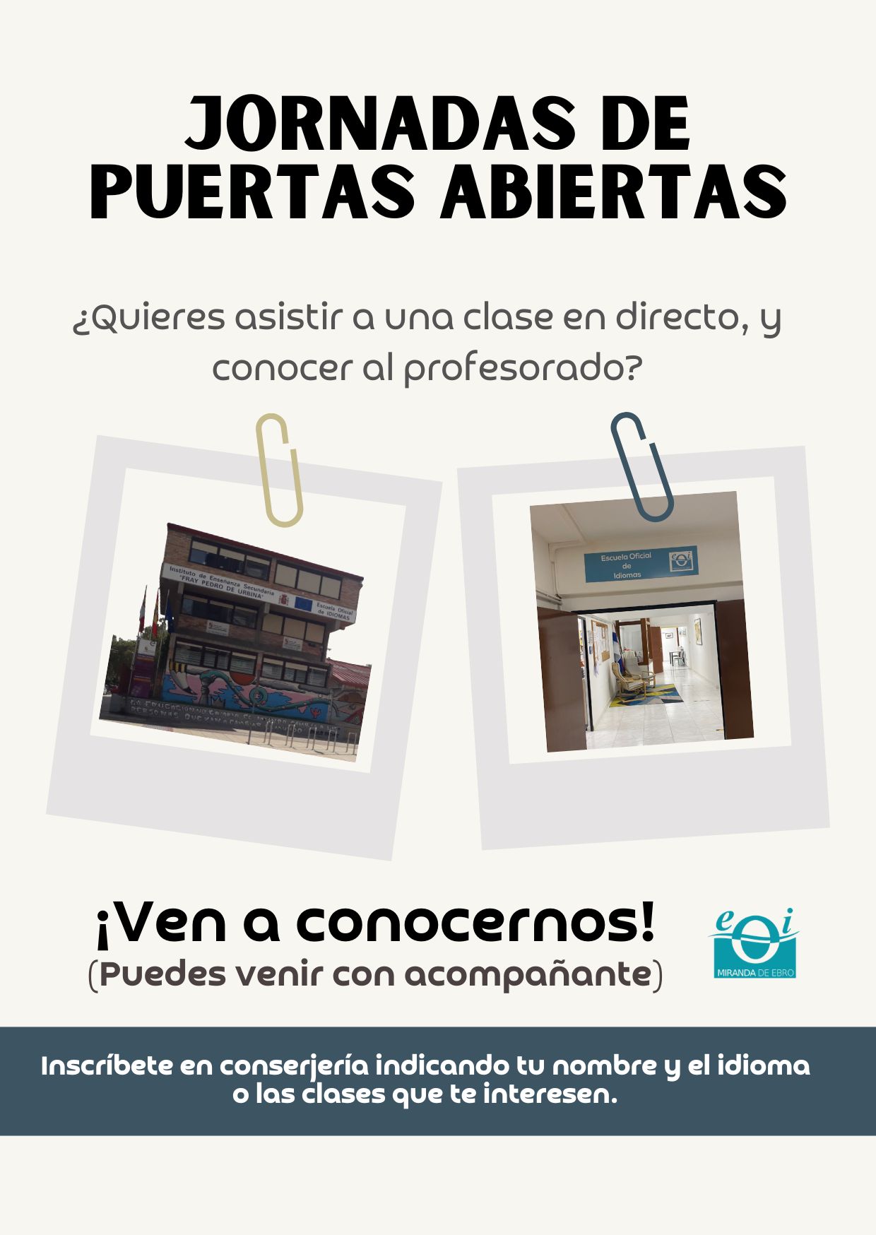 JORNADA DE PUERTAS ABIERTAS